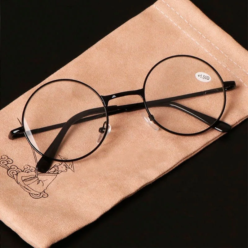 Round -framed reading glasses for men and women comfortable anti-fatigue reading glasses retro simple hd glasses for the elderly
Round -framed reading glasses for men and women comfortable anti-fatigue reading glasses retro simple hd glasses for the elderly