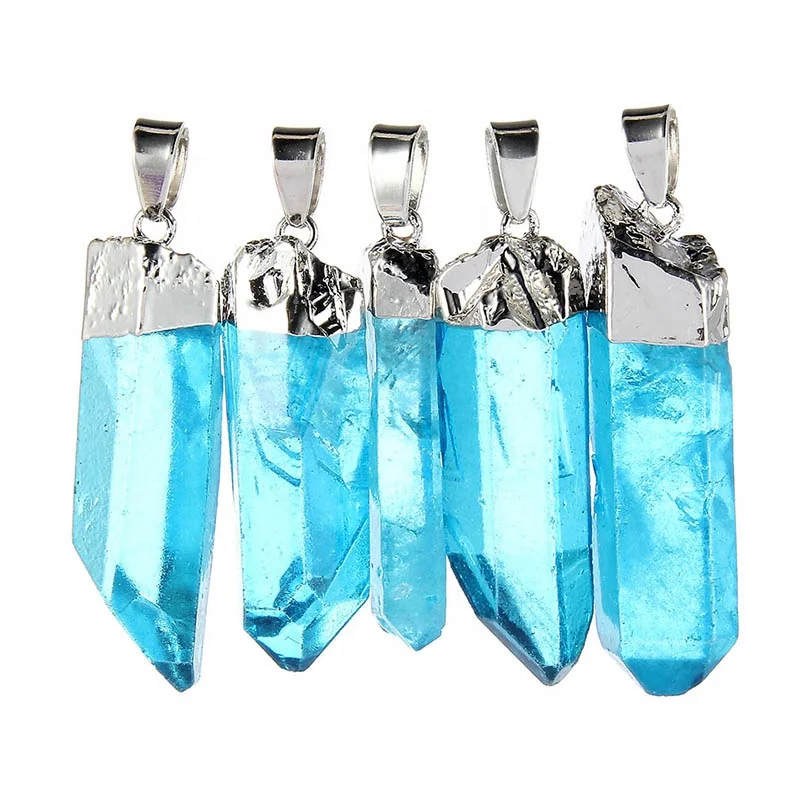 Wholesale Clear Blue Irregular Natural Stone Pendant DIY for Necklace or Jewelry Making
Wholesale Clear Blue Irregular Natural Stone Pendant DIY for Necklace or Jewelry Making