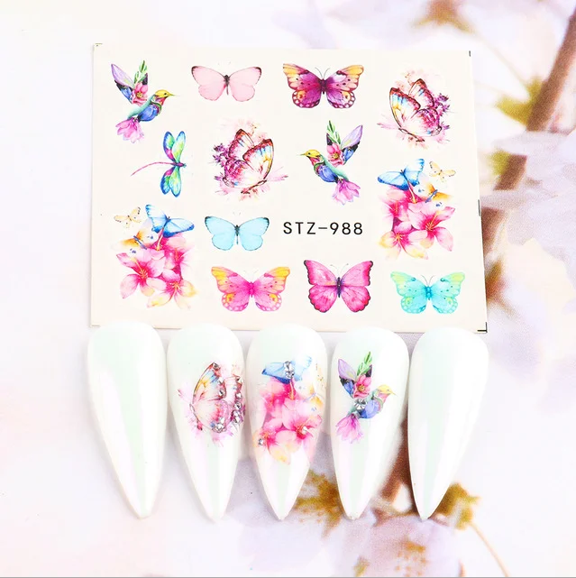 New Butterfly Colorful Blue Black Design Nail Art Manicure Sliders Water Transfer Decals Nail Stickers
New Butterfly Colorful Blue Black Design Nail Art Manicure Sliders Water Transfer Decals Nail Stickers