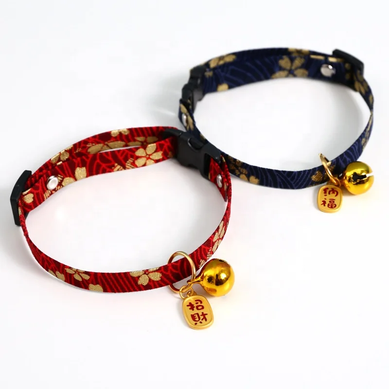 2021 New Chinese Style Adjustable Luxury Gold Printing Pet Ornaments Accessories Cat Dog Collars Necklace Wholesale Stock
2021 New Chinese Style Adjustable Luxury Gold Printing Pet Ornaments Accessories Cat Dog Collars Necklace Wholesale Stock