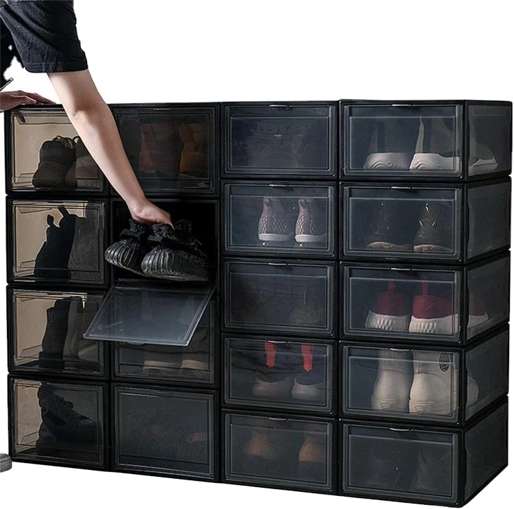 Side Opening Wholesale Sliding Front Drop Big Foldable Large Dropfront Luxury Giant Sneaker Shoe Box Storage Organizer, Transparent
Side Opening Wholesale Sliding Front Drop Big Foldable Large Dropfront Luxury Giant Sneaker Shoe Box Storage Organizer, Transparent