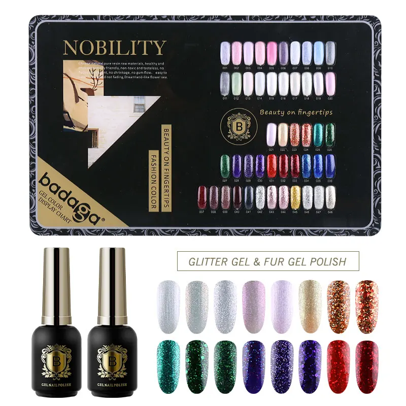 Badaga Gel 48 Colors Nail Gel Polish Supplier OEM Non Toxic Long Lasting Nail Art Set
Badaga Gel 48 Colors Nail Gel Polish Supplier OEM Non Toxic Long Lasting Nail Art Set