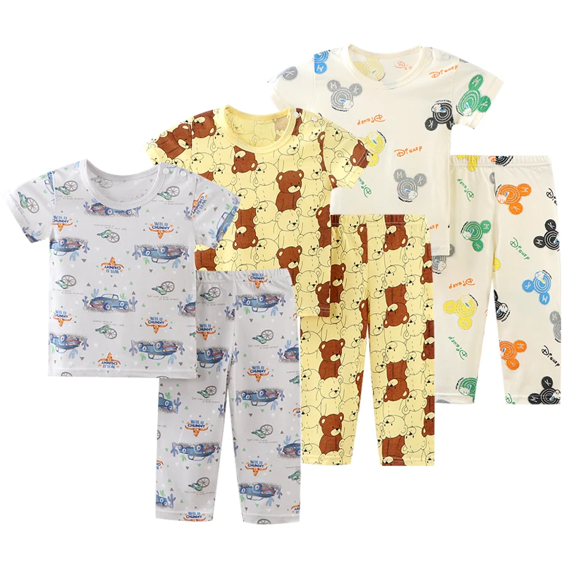 Children's pajamas set summer bamboo fiber baby air conditioning clothes spring and summer thin pajamas set
Children's pajamas set summer bamboo fiber baby air conditioning clothes spring and summer thin pajamas set