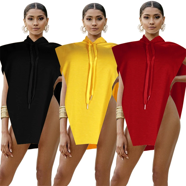 D11861 2021 new style street casual solid color sleeveless loose slit round neck sexy fashion hoodie tops
D11861 2021 new style street casual solid color sleeveless loose slit round neck sexy fashion hoodie tops