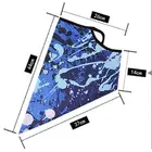 Ice Fabric Sports Hiking Fishing Bandana Neck Triangle Cycling Face Scarf With Ear Loop Outdoor Half Face Cover