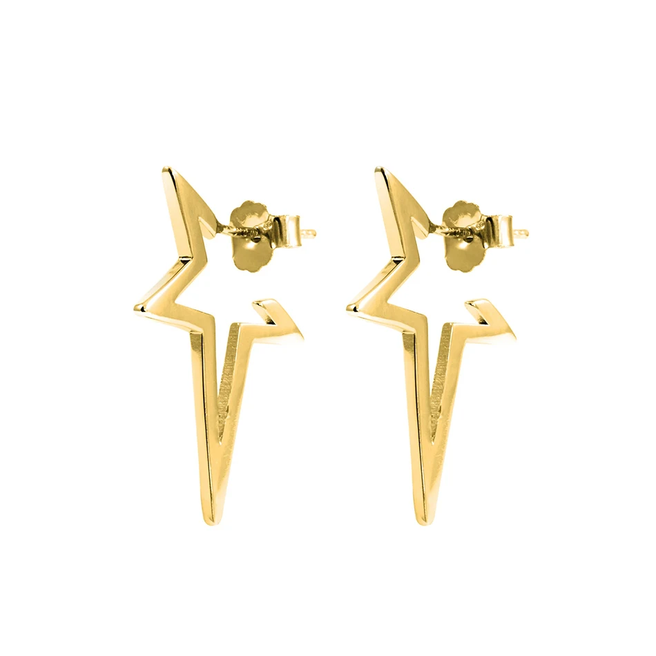 Silver Earrings Jewelry Wholesale 925 Sterling Silver 18k Gold Plated Star Open Stud Earrings
Silver Earrings Jewelry Wholesale 925 Sterling Silver 18k Gold Plated Star Open Stud Earrings