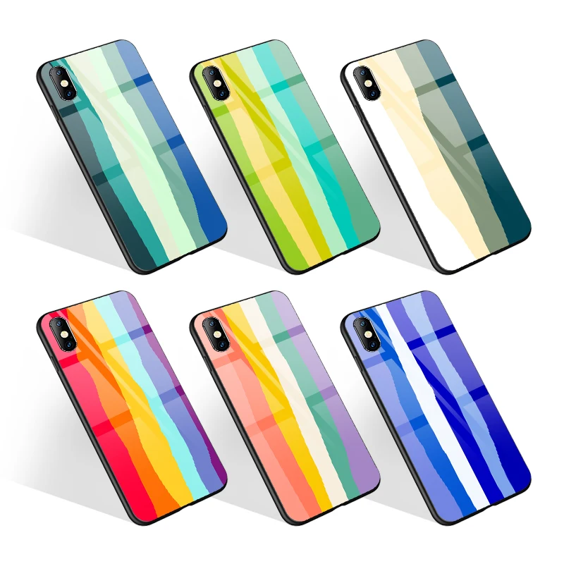 Most Popular Rainbow Designer Cases for iPhone 12 Pro Max Blank TPU Print Tempered Glass Phone Case for iPhone 11 Pro Max
Most Popular Rainbow Designer Cases for iPhone 12 Pro Max Blank TPU Print Tempered Glass Phone Case for iPhone 11 Pro Max