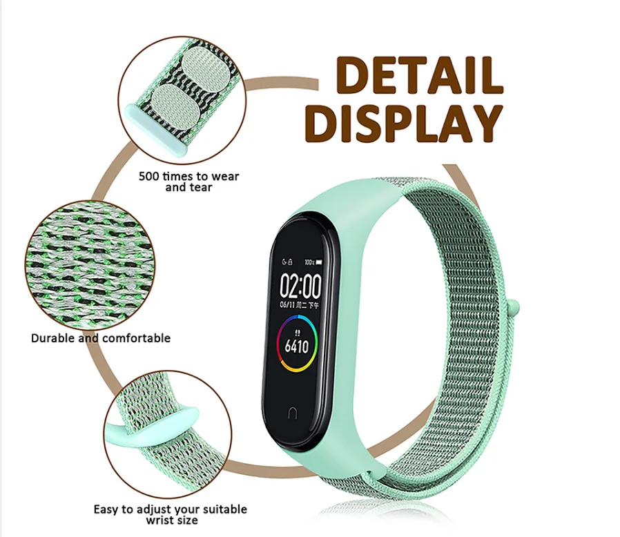Forwelleny Nylon Strap Women Men Wristbands Smart Accessories Strap for Xiaomi Miband 7 6 5 4 3
Forwelleny Nylon Strap Women Men Wristbands Smart Accessories Strap for Xiaomi Miband 7 6 5 4 3