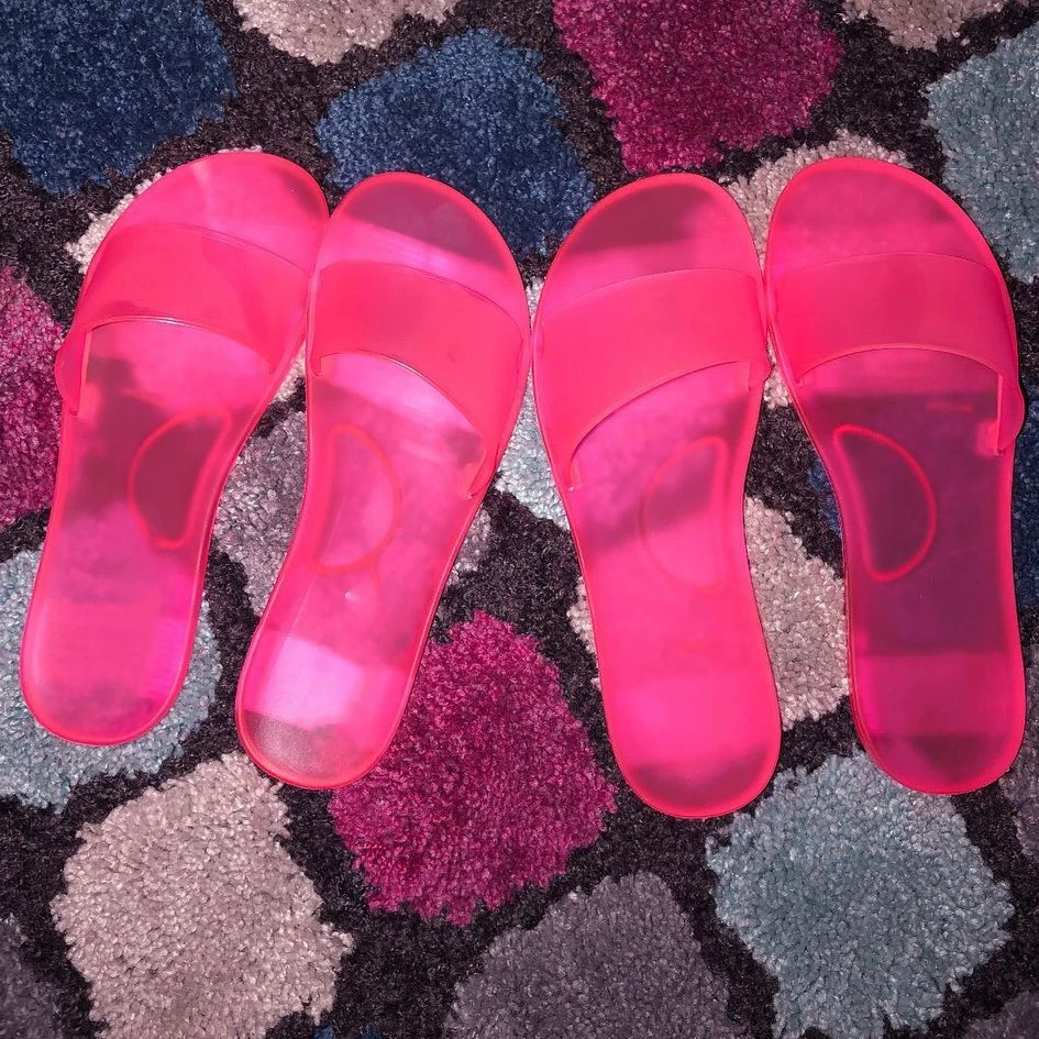 New arrival women's sandals summer jelly slides beach clear glow slippers flat sandals for women and ladies, Mixed color
New arrival women's sandals summer jelly slides beach clear glow slippers flat sandals for women and ladies, Mixed color