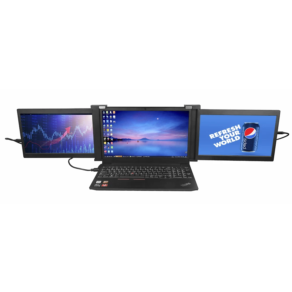 2021 Patented 10.1 11.6 13.3 inch FHD Support USB C Powered Laptop Portable triple monitor
2021 Patented 10.1 11.6 13.3 inch FHD Support USB C Powered Laptop Portable triple monitor