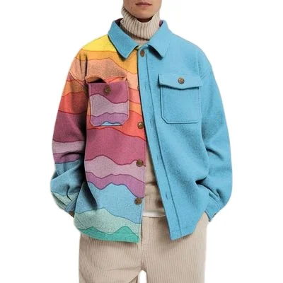 2021 New wholesale Winter Printed middle casual Lapel Plaid Check stripe print pocket Jacket men plus size jackets
2021 New wholesale Winter Printed middle casual Lapel Plaid Check stripe print pocket Jacket men plus size jackets