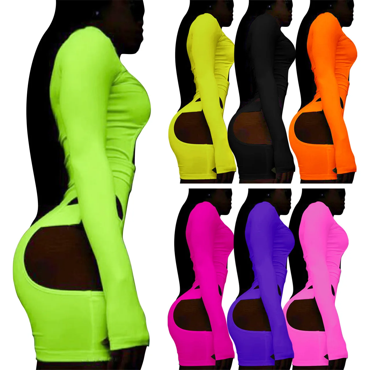 Hot Selling Insert Buckle Night Club Wear Sexy Jumpsuits Long Sleeve Bodysuit Plus Size One Piece Jumpsuits
Hot Selling Insert Buckle Night Club Wear Sexy Jumpsuits Long Sleeve Bodysuit Plus Size One Piece Jumpsuits