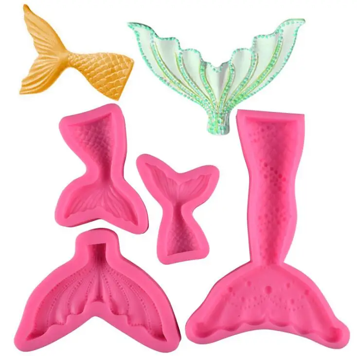 Mermaid Tail Mold Silicone Fondant Mold Chocolate Mold for Decorating Cakes, Pantone color
Mermaid Tail Mold Silicone Fondant Mold Chocolate Mold for Decorating Cakes, Pantone color