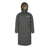 Grey Custom Logo China School Winter Heated Coat Long Mens Down Jacket