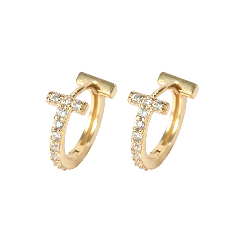 Popular Women Jewelry Earrings Hoop Zircon Diamond Hoop Earrings Sterling Silver 925, 18k gold
Popular Women Jewelry Earrings Hoop Zircon Diamond Hoop Earrings Sterling Silver 925, 18k gold