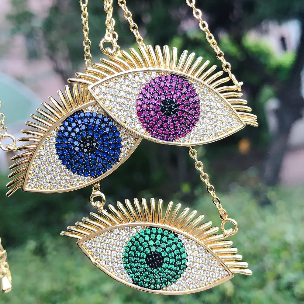 Turkish blue eye necklaces