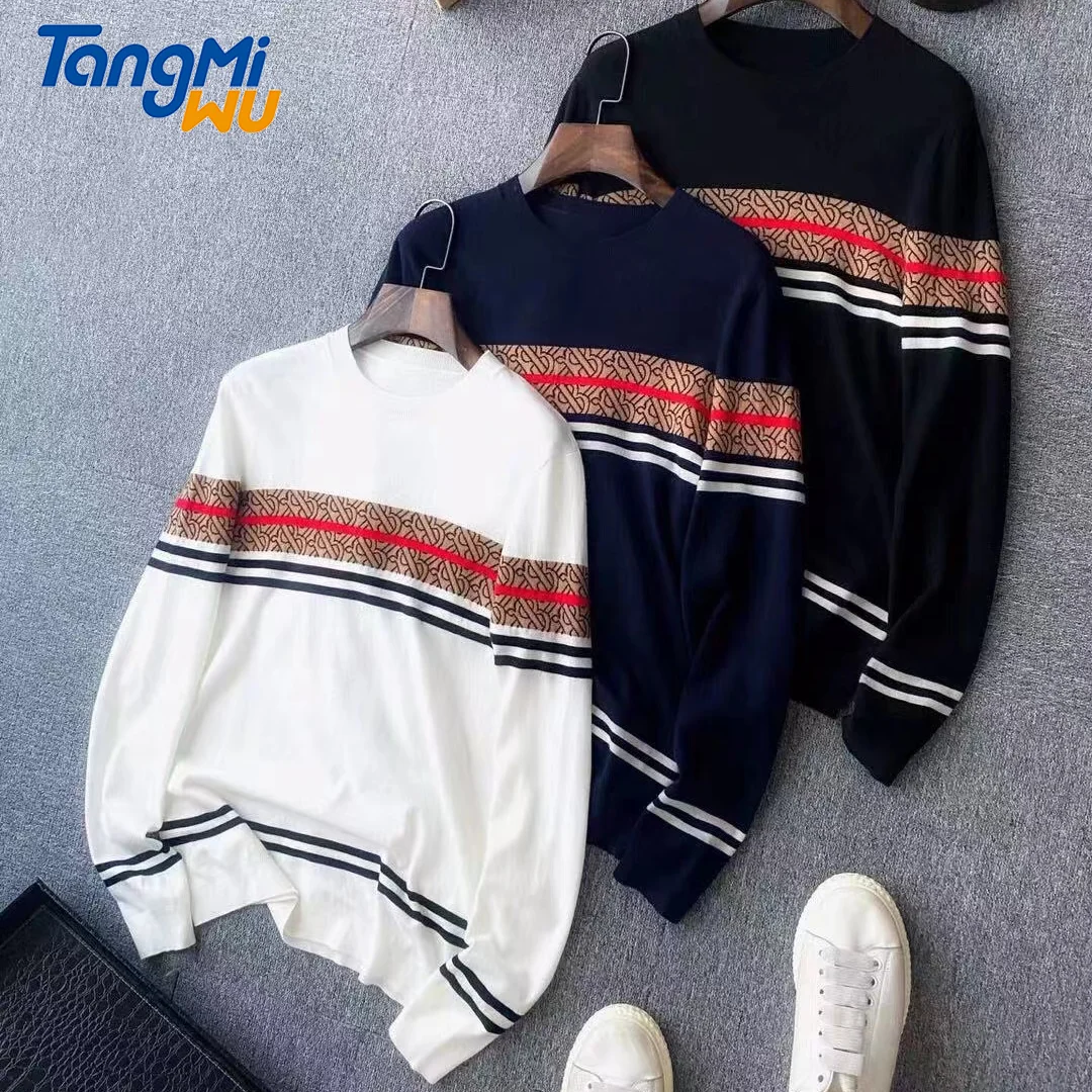TMW classic stripe logo long sleeve wool sweater burberrry clothes casual knit shirt knitwear balanciaga sweater men
TMW classic stripe logo long sleeve wool sweater burberrry clothes casual knit shirt knitwear balanciaga sweater men