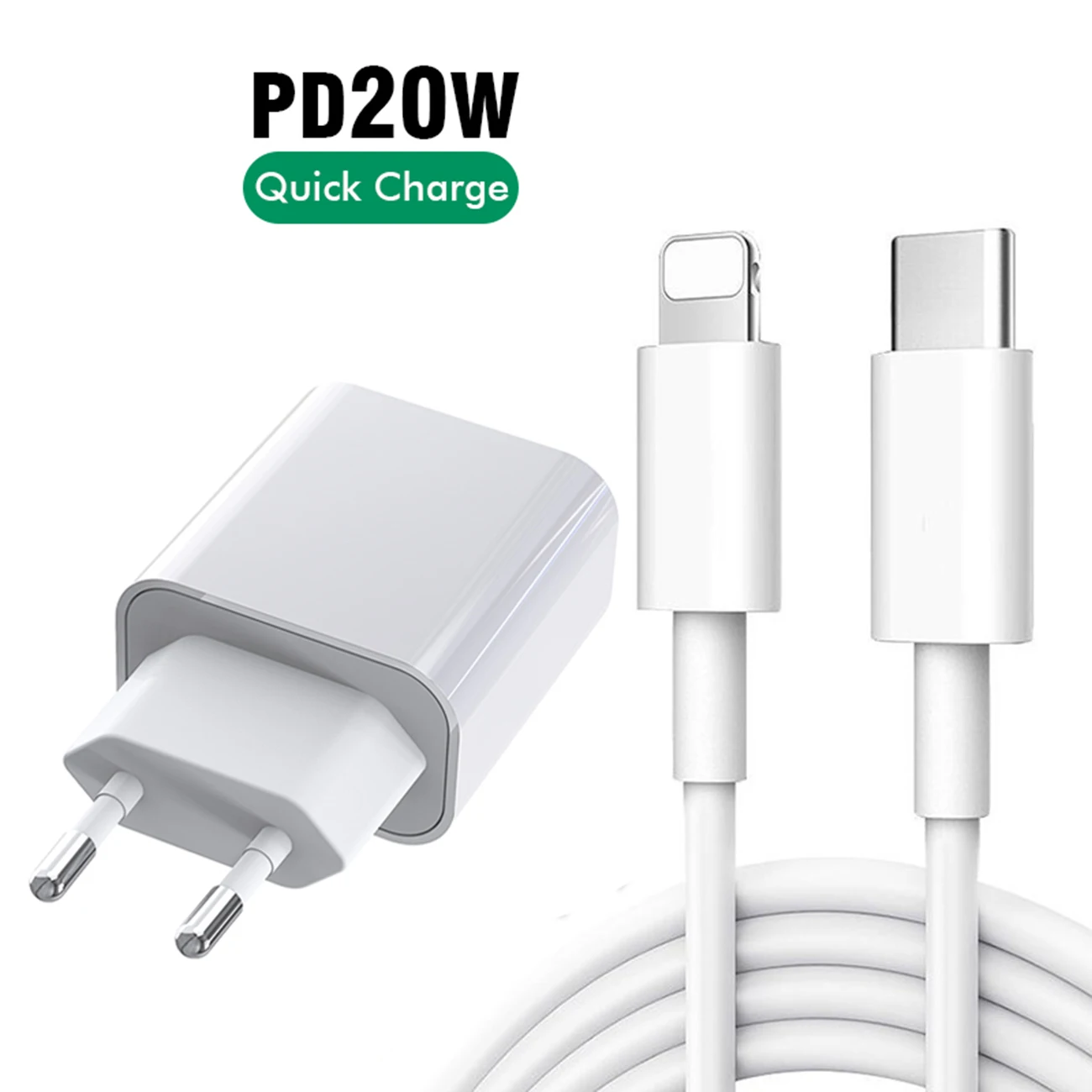 Usb-c 18w 20w Type-c Pd Charger Power Adapter Charger For Iphone 12 Fast Charger, White
Usb-c 18w 20w Type-c Pd Charger Power Adapter Charger For Iphone 12 Fast Charger, White