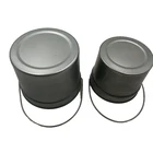Flower With Pots Galvanized Metal Flower Bucket With Handle Wholesale Decorative Pots