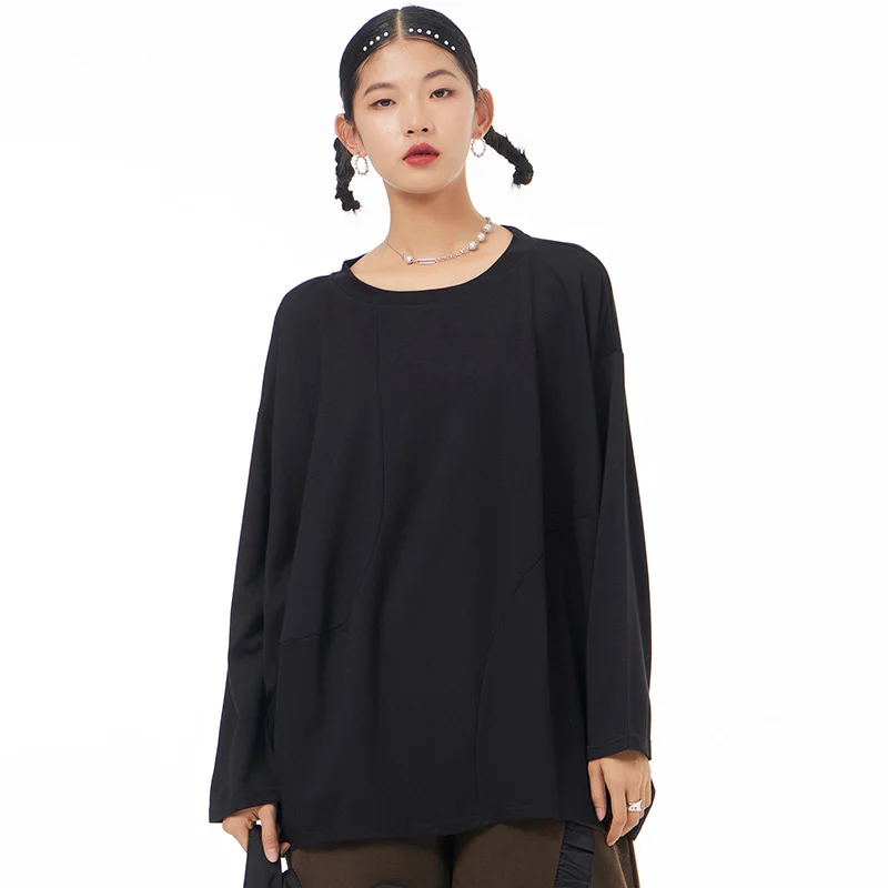 Wholesale 2022 Spring Plus Size Women's Casual Round Neck Blouses New Girl's Dark Loose Hot Selling Look Thin T Shirt 65085
Wholesale 2022 Spring Plus Size Women's Casual Round Neck Blouses New Girl's Dark Loose Hot Selling Look Thin T Shirt 65085