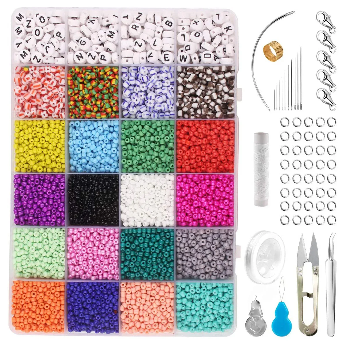 Free Shipping Wholesale Jewelry Making Kit Beads Diy Craft Kit Set Glass Pony Seed Letter Alphabet Beads For Jewelry Making, Colorful
Free Shipping Wholesale Jewelry Making Kit Beads Diy Craft Kit Set Glass Pony Seed Letter Alphabet Beads For Jewelry Making, Colorful