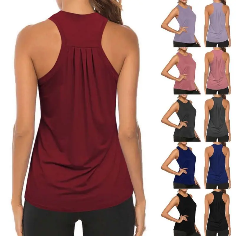 Tank Tops Ladies Newest Yoga Sleeveless Crop Top Women's Breathable Soild Color Workout Tank Top For Women
Tank Tops Ladies Newest Yoga Sleeveless Crop Top Women's Breathable Soild Color Workout Tank Top For Women