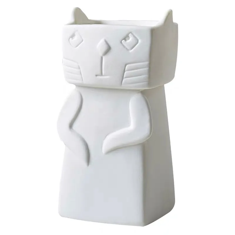 Creative White Ceramic Flower Vase Northern Europe Mini Bud Vases For Home Decor Modern
Creative White Ceramic Flower Vase Northern Europe Mini Bud Vases For Home Decor Modern