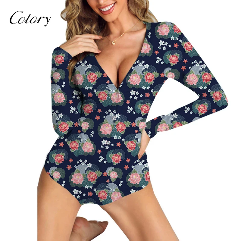 Colory Jumpsuit Women Short Sleeve Woman Pajamas Silk Two Pieces Winter Romper, Picture shows
Colory Jumpsuit Women Short Sleeve Woman Pajamas Silk Two Pieces Winter Romper, Picture shows