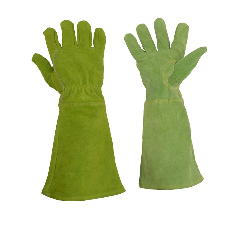 HDD Ladies wholesale Long Sleeve Ladies Gauntlet gloves puncture resistant ladies Cowhide leather Gloves for garden digging, Pink / green
HDD Ladies wholesale Long Sleeve Ladies Gauntlet gloves puncture resistant ladies Cowhide leather Gloves for garden digging, Pink / green