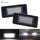 2Pack White 24 LED For BMW E90 E91 E92 E93 E60 E61 E82 E88 E70 CSL License Plate Light