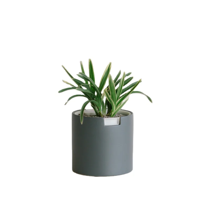 2021 new products wet pot Ceramic flower pot self watering pot indoor plant Color customization, Grey
2021 new products wet pot Ceramic flower pot self watering pot indoor plant Color customization, Grey