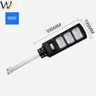 IP65 夕暮れに 5000 mah リチウム電池 Pir モーション/光センサーソーラー led 街路灯
