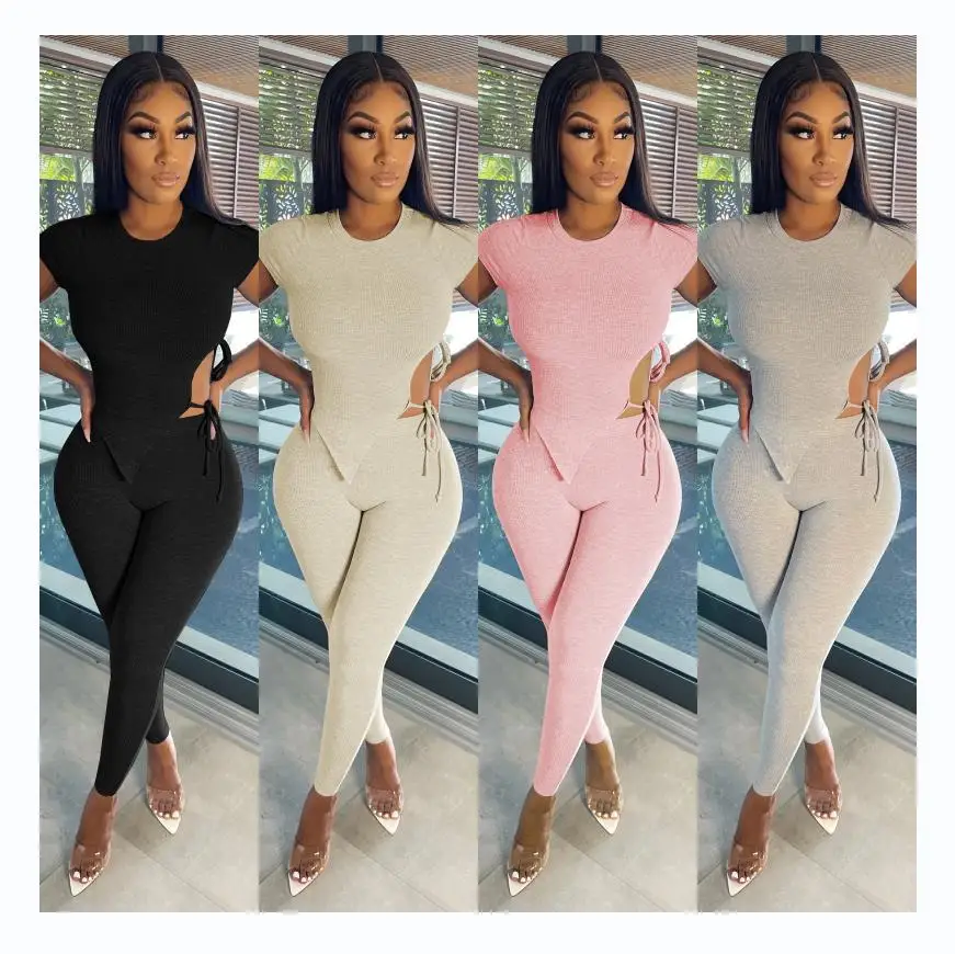 Fall fashions women clothes trending causal two piece crop top set solid color hollow out sexy two piece pant set, Picture color
Fall fashions women clothes trending causal two piece crop top set solid color hollow out sexy two piece pant set, Picture color