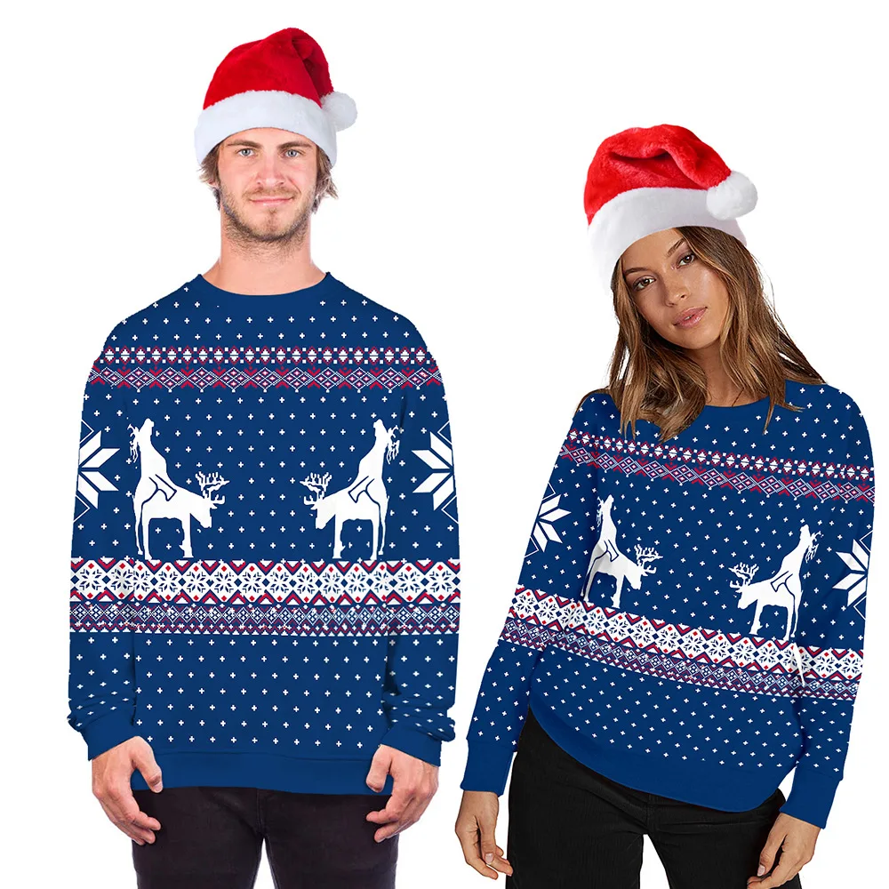 shein Fall Santa Claus digital printing women's casual loose long-sleeved shirt European and American sweater
shein Fall Santa Claus digital printing women's casual loose long-sleeved shirt European and American sweater
