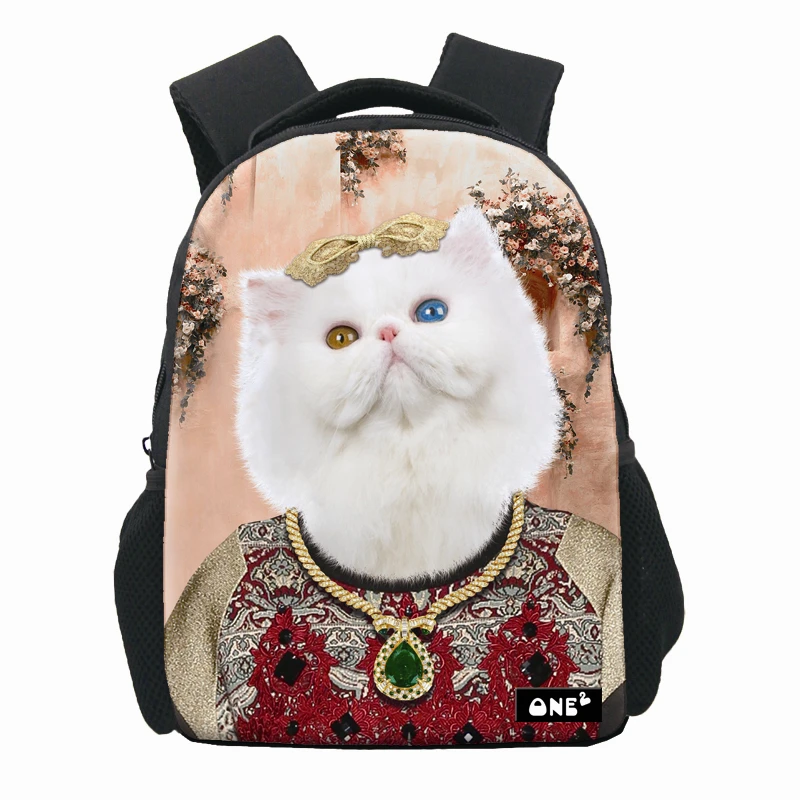 White lovely cat print school bags with custom logo lightweight bag school girl backpack can put kid's snack and toy, Customized
White lovely cat print school bags with custom logo lightweight bag school girl backpack can put kid's snack and toy, Customized