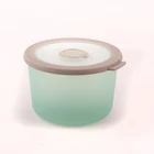 Hot sales BPA free round plastic PP food container lunch box school bento box