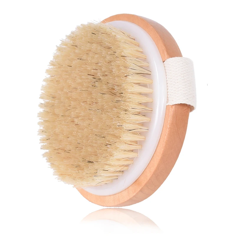 TREESMILE Round Bath Body Brush Scrub Exfoliating Massage natural bristle dry brushes Custom logo factory good quality
TREESMILE Round Bath Body Brush Scrub Exfoliating Massage natural bristle dry brushes Custom logo factory good quality