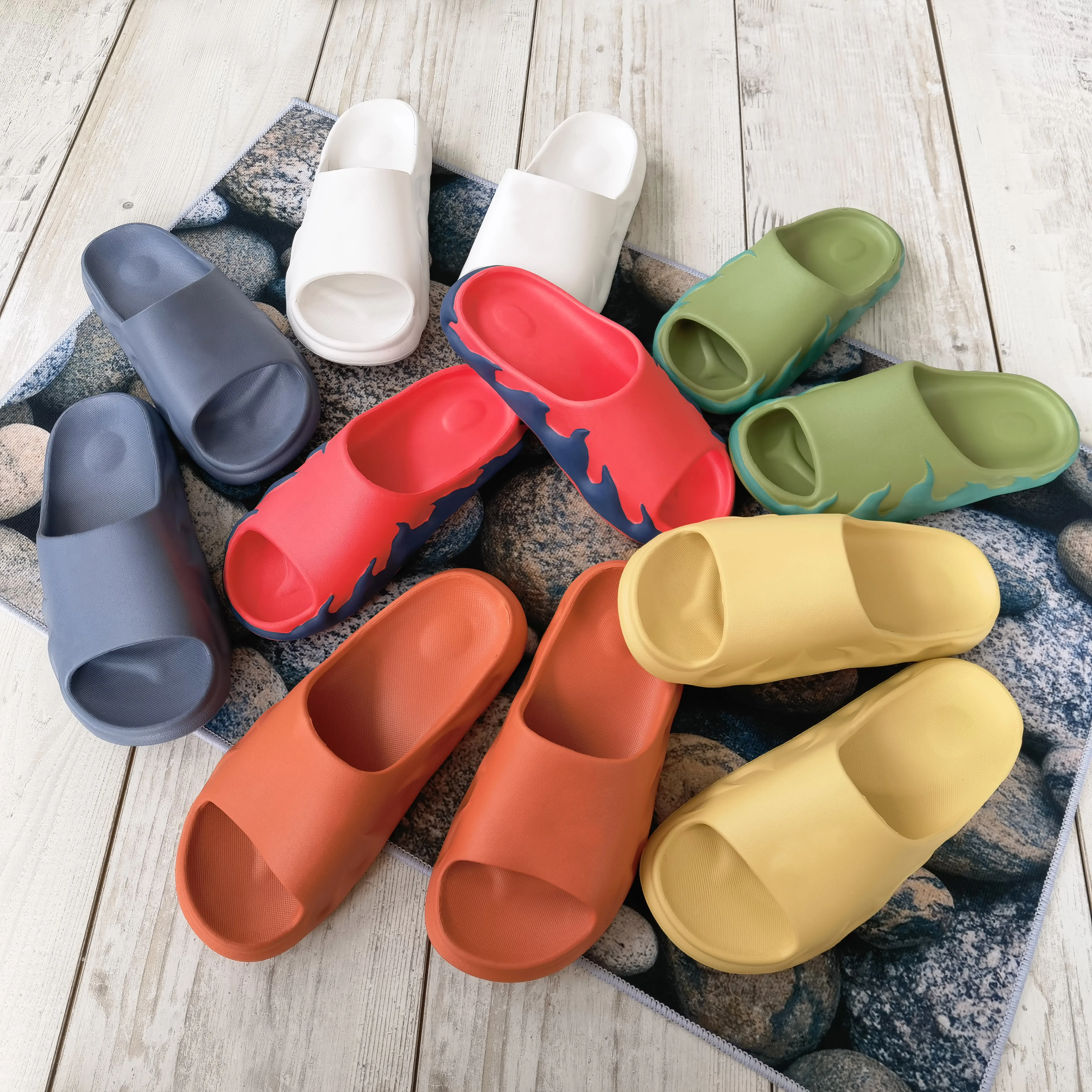 New Design Custom Wholesale Soft EVA Couple Home Bath Slides Sandals,Outdoor Beach Ladies Women's Slippers, Customized colors
New Design Custom Wholesale Soft EVA Couple Home Bath Slides Sandals,Outdoor Beach Ladies Women's Slippers, Customized colors