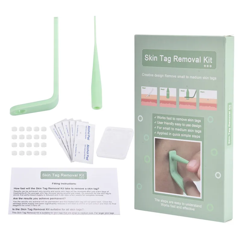 Micro Band Non Toxic Face Care Wart Tool Skin Tag Remover Kit Fast Effective Safe Skin Tag Removal Set, Green
Micro Band Non Toxic Face Care Wart Tool Skin Tag Remover Kit Fast Effective Safe Skin Tag Removal Set, Green