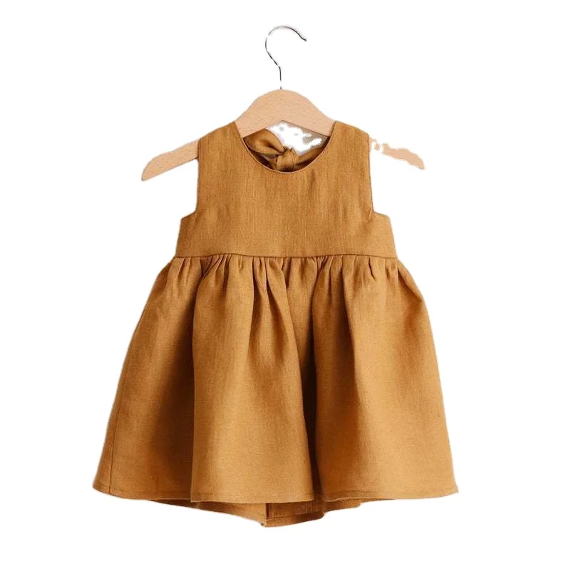 Hot Selling Summer Solid Color Cotton And Linen Comfortable Baby Pleated Skirt Custom Girl Princess Dress, Picture shows
Hot Selling Summer Solid Color Cotton And Linen Comfortable Baby Pleated Skirt Custom Girl Princess Dress, Picture shows
