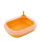 Wholesale Plastic Close Large Cat Litter Box Toilet Tray