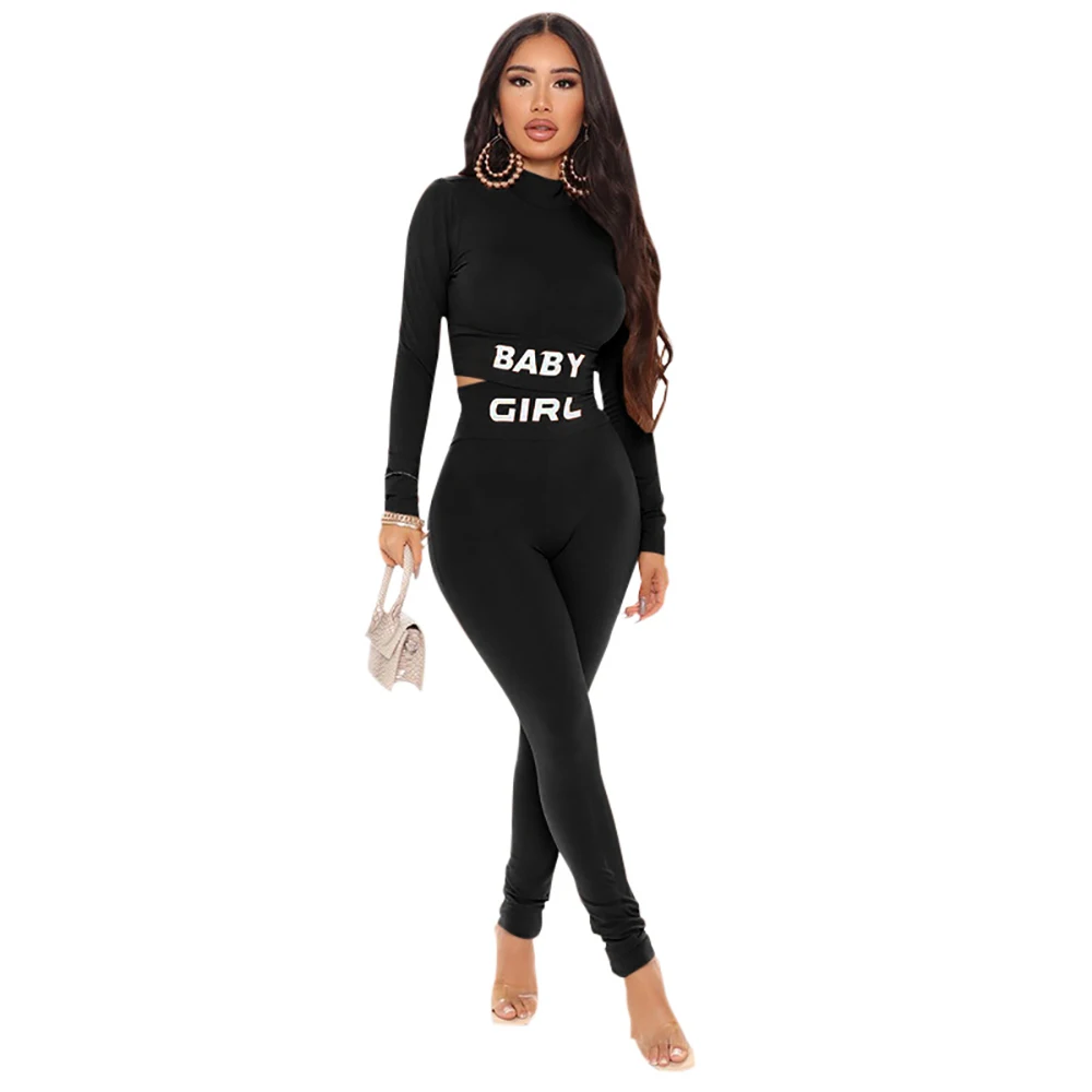 FL27075 Women's sets letter printed casual two piece set women clothes 2022 new arrivals, Picture color
FL27075 Women's sets letter printed casual two piece set women clothes 2022 new arrivals, Picture color