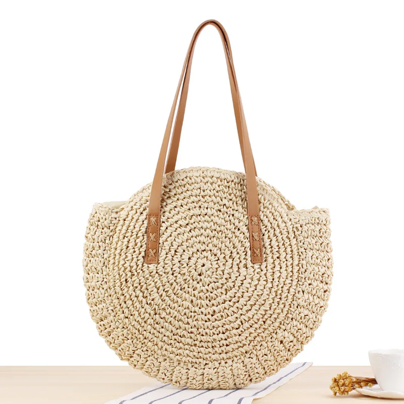 BM9371 2021 Fashion summer Palm Basket Bag Women Hand Woven Round Straw Bags Natural Oval Beach Bag Big Tote Circle Handbag
BM9371 2021 Fashion summer Palm Basket Bag Women Hand Woven Round Straw Bags Natural Oval Beach Bag Big Tote Circle Handbag