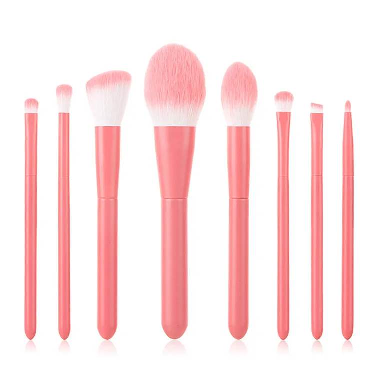 Low Moq 8 Piece Wooden Handle Private Label Makeup Brushes Nylon Hair portable Makeup Brush Set Hot Sale Cosmetic Tools For Girl
Low Moq 8 Piece Wooden Handle Private Label Makeup Brushes Nylon Hair portable Makeup Brush Set Hot Sale Cosmetic Tools For Girl