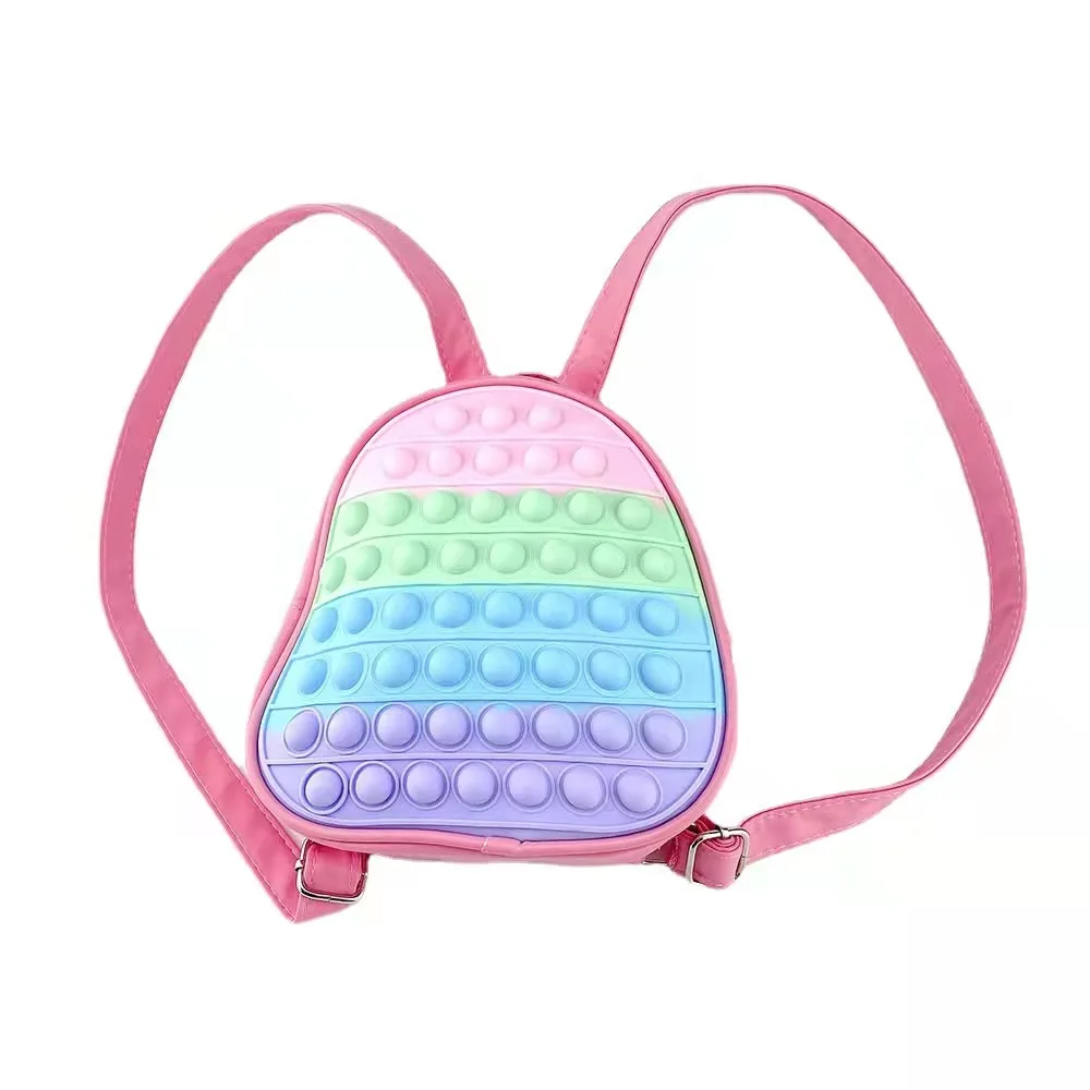 new kindergarten toy rainbow pop it push bubble students back pack bag school silicone girls real pop it purse backpack for kids
new kindergarten toy rainbow pop it push bubble students back pack bag school silicone girls real pop it purse backpack for kids