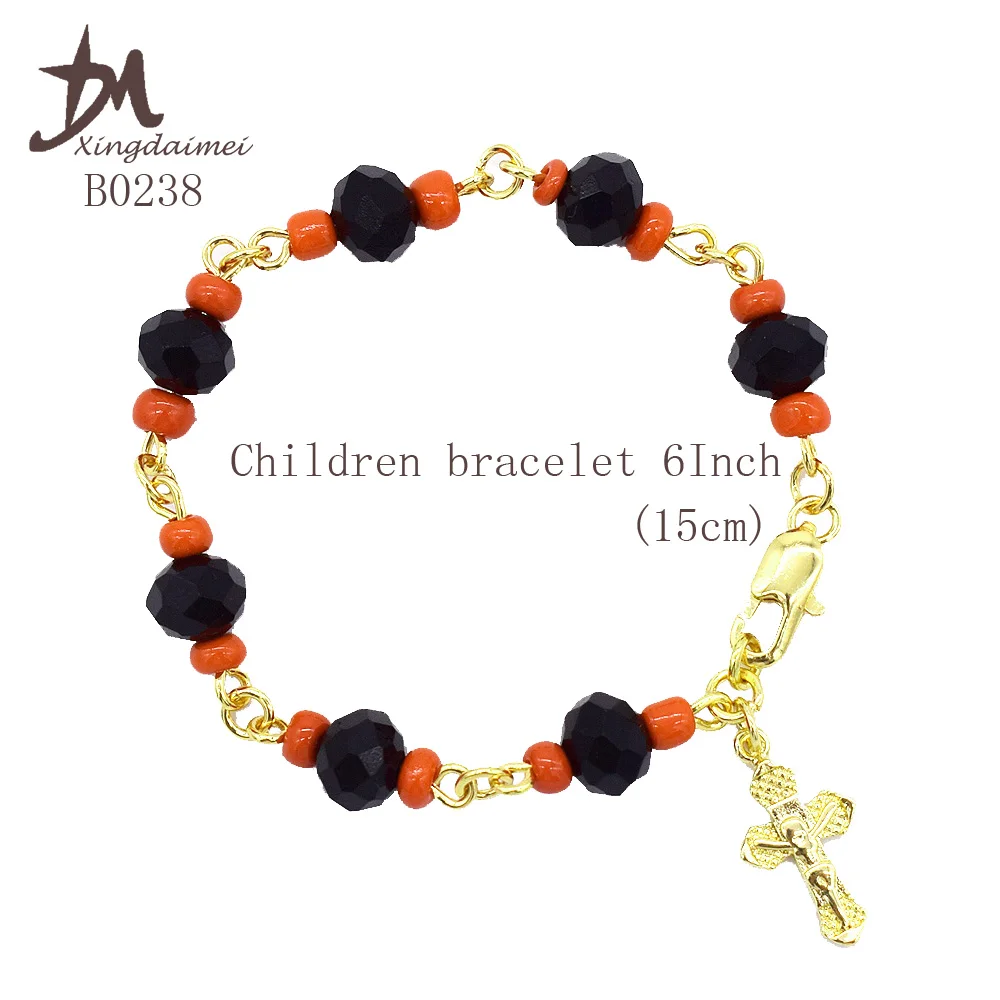 B0238 Wholesale baby bracelet jewelry 18K gold-plated rosary bracelet for children Cross Children's bracelet, 18k gold real gold gold plated
B0238 Wholesale baby bracelet jewelry 18K gold-plated rosary bracelet for children Cross Children's bracelet, 18k gold real gold gold plated