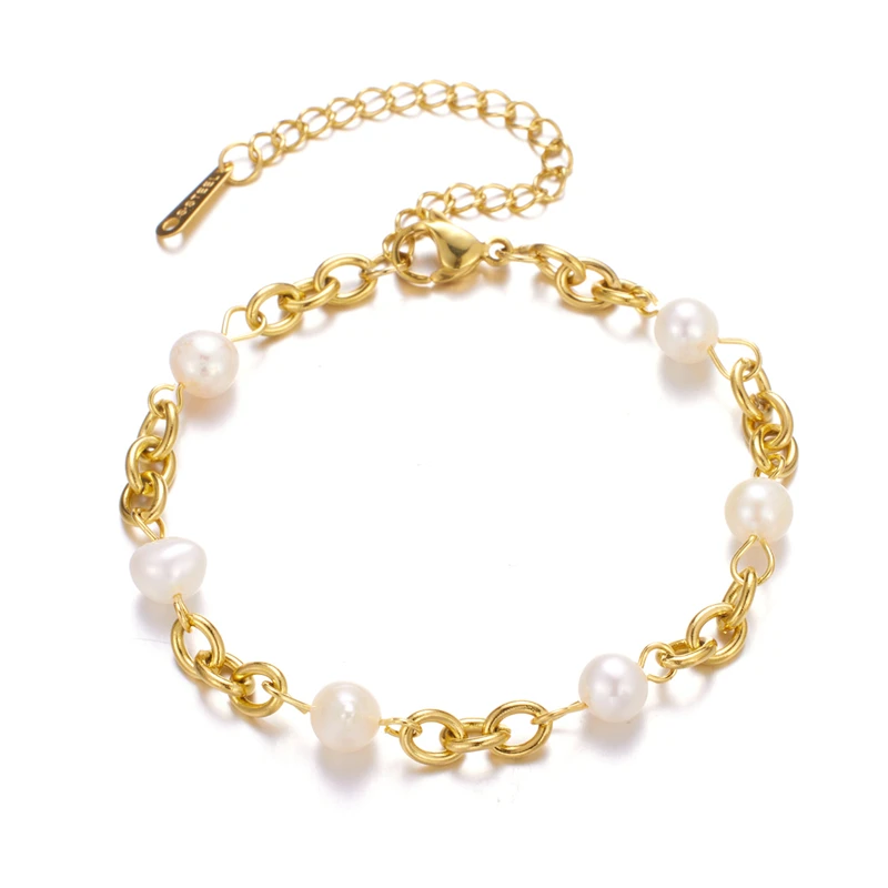 2023 New Ball Bead Hollow Steel Freshwater Pearl Bracelet Bangle Jewelry 18k Gold Stainless Steel Women Luxury Jewelry Gift
2023 New Ball Bead Hollow Steel Freshwater Pearl Bracelet Bangle Jewelry 18k Gold Stainless Steel Women Luxury Jewelry Gift