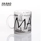 Tableware Drinking Glasses Mug With customized printing logo