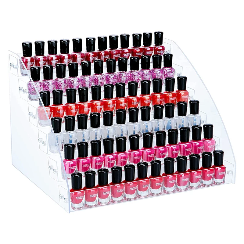 Nail Polish Bottle Organizer 6 Layers Clear Acrylic Display Rack Eyeglasses Storage Shelf Makeup Essential Oils Holder Rack
Nail Polish Bottle Organizer 6 Layers Clear Acrylic Display Rack Eyeglasses Storage Shelf Makeup Essential Oils Holder Rack