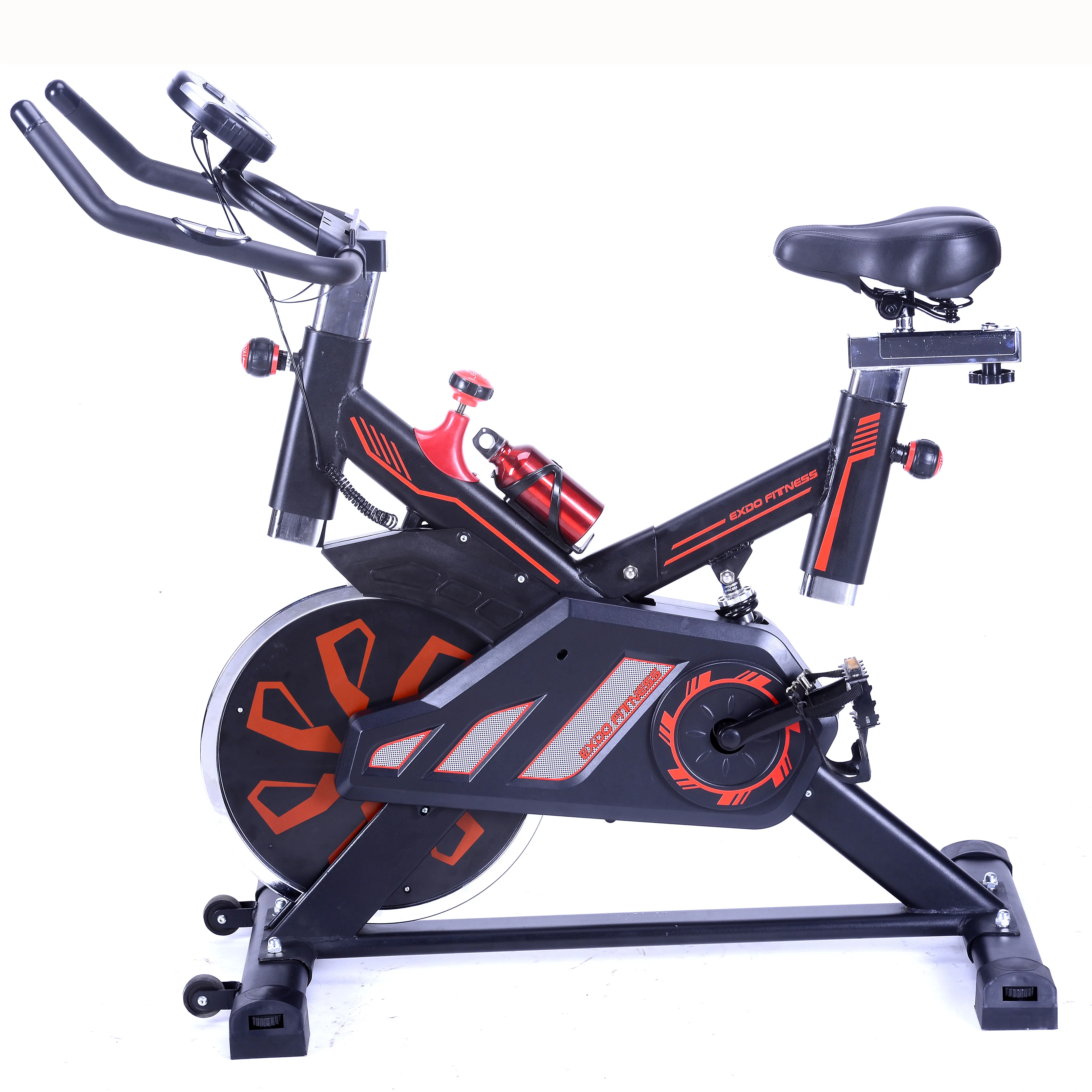 Factory sale magnetic commercial spinning bike indoor exercise fit bike professional and spinning bike in door for indoor sports, Red 
Factory sale magnetic commercial spinning bike indoor exercise fit bike professional and spinning bike in door for indoor sports, Red